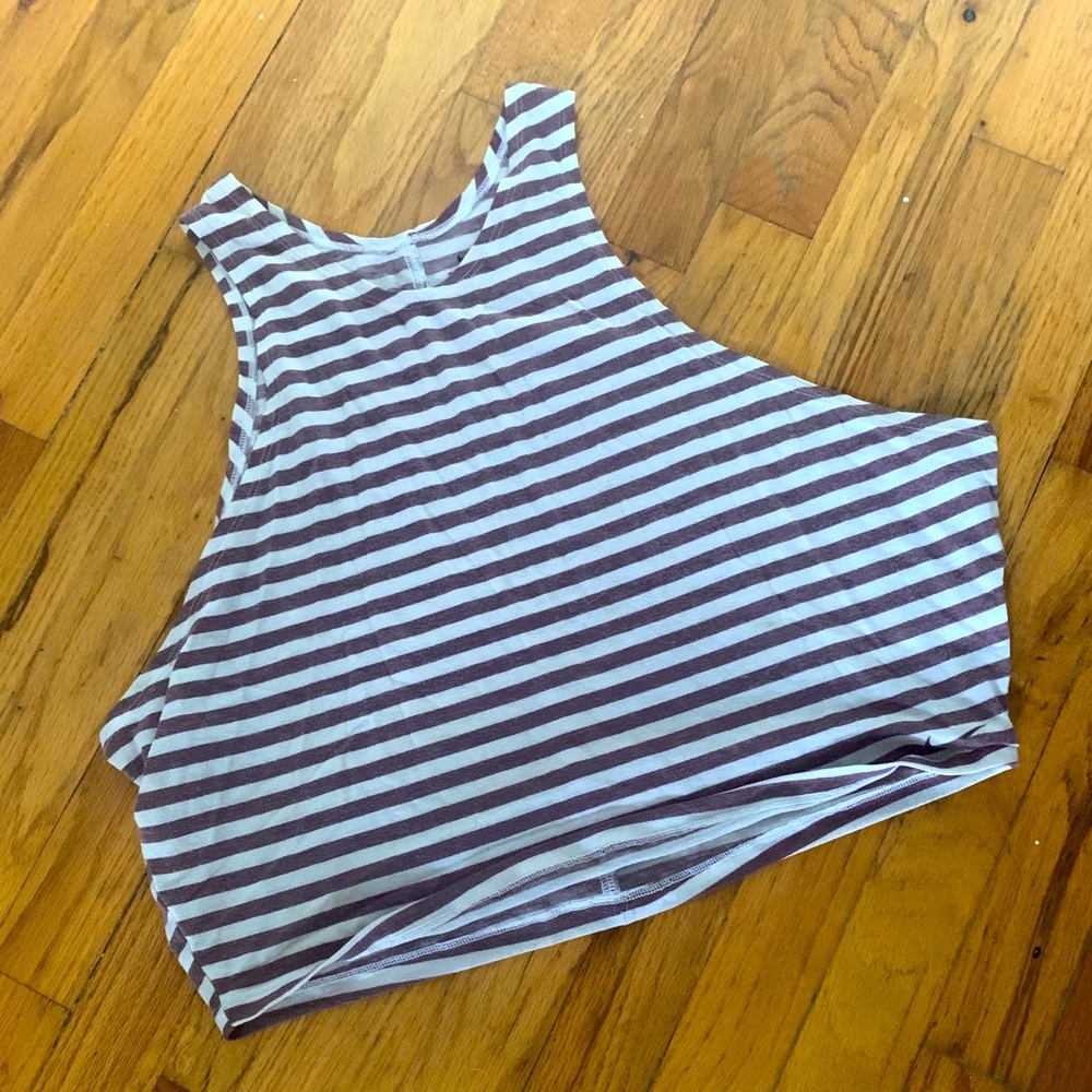 Nike Striped Crop Top